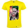 T-SHIRT STAMPA PERSONALIZZATA CON JOKER COLORE GIALLO