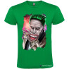 T-SHIRT STAMPA PERSONALIZZATA CON JOKER COLORE VERDE