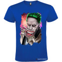 T-SHIRT STAMPA PERSONALIZZATA CON JOKER COLORE BLU ROYAL