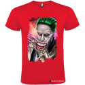T-SHIRT STAMPA PERSONALIZZATA CON JOKER COLORE ROSSO