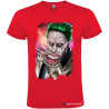T-SHIRT STAMPA PERSONALIZZATA CON JOKER COLORE ROSSO