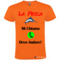 T-shirt Pesca Pescare Pesce Devo Andare