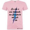 T-SHIRT PERSONALIZZATA LA VITA È UNA TEMPESTA MA PRENDERLA NEL CULO È UN LAMPO COLORE ROSA