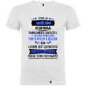 T-SHIRT PERSONALIZZATA MARITO FELICE MOGLIE GELOSA COLORE BIANCO