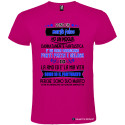 T-SHIRT PERSONALIZZATA MARITO FELICE MOGLIE GELOSA COLORE ROSA FUCSIA