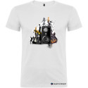 T-SHIRT PERSONALIZZATA MUSICA CASSA WATT COLORE BIANCO