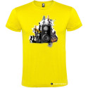 T-SHIRT PERSONALIZZATA MUSICA CASSA WATT COLORE GIALLO