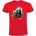 T-SHIRT PERSONALIZZATA MUSICA CASSA WATT COLORE ROSSO