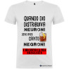 T-SHIRT PERSONALIZZATA NEURONI NEGRONI SPRITZ COLORE BIANCO