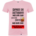 T-SHIRT PERSONALIZZATA NEURONI NEGRONI SPRITZ COLORE ROSA