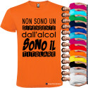 T-shirt personalizzata non sono un dipendente dall'alcol sono il titolare 2