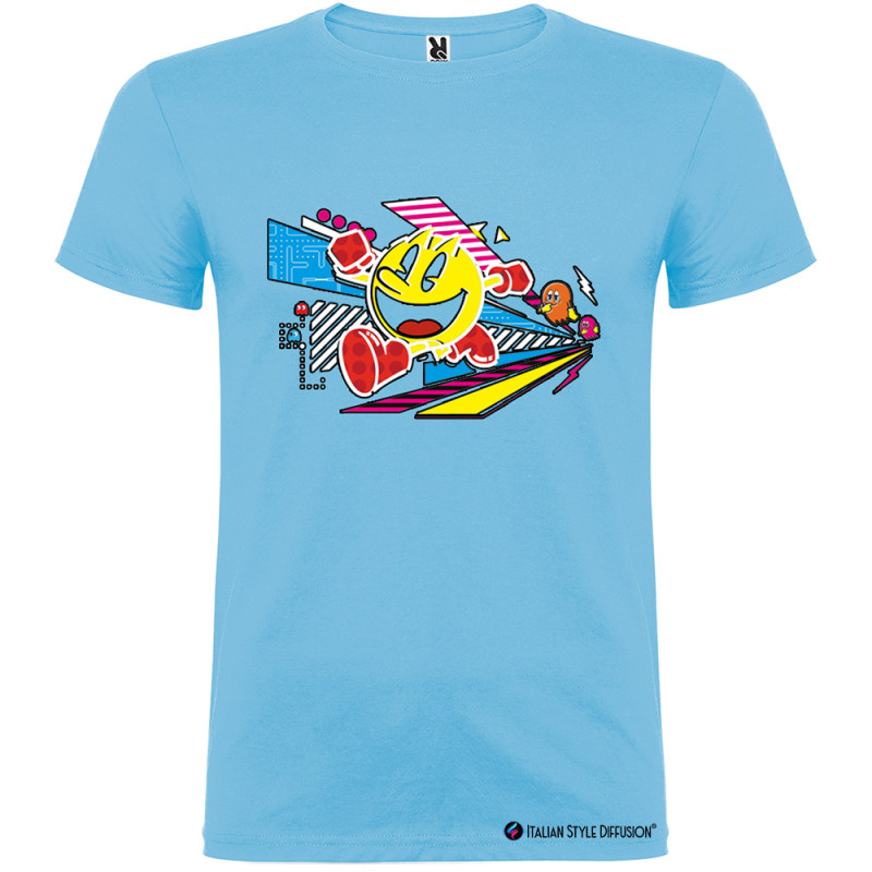 T-shirt Personalizzata con Pacman Gioco 1980