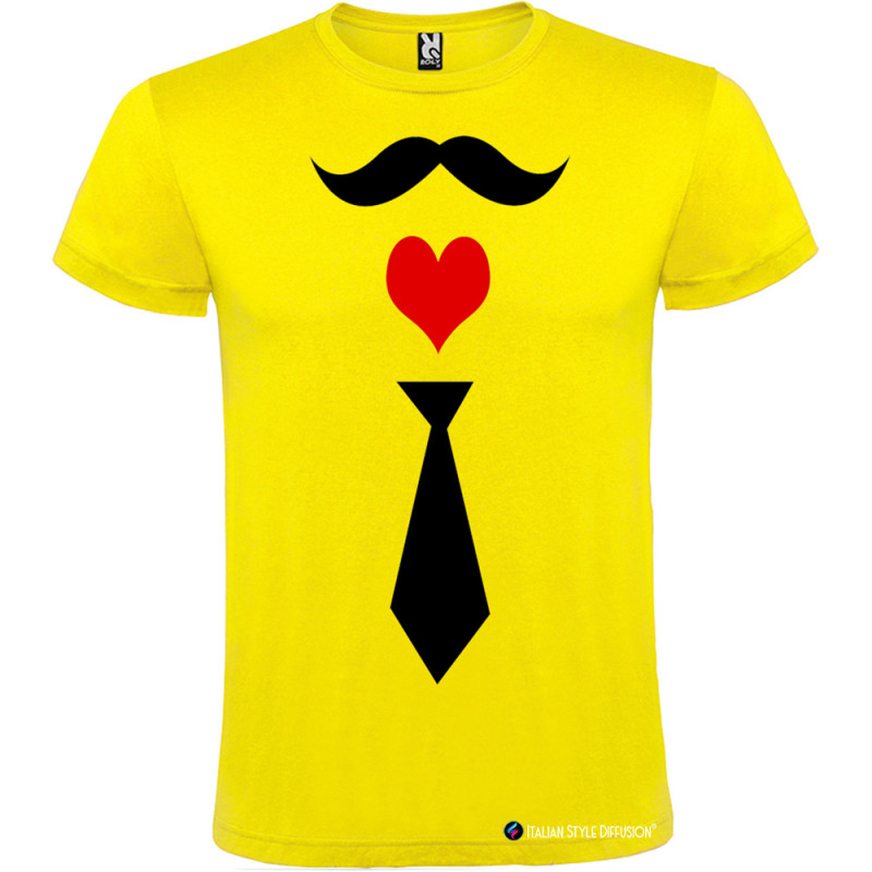 T-shirt Cravatta Padre Papà Stampa Personalizzata