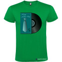 T-SHIRT PAPÀ HAPPY FATHER'S DAY UOMO DISCO 33 GIRI COLORE VERDE