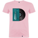 T-SHIRT PAPÀ HAPPY FATHER'S DAY UOMO DISCO 33 GIRI COLORE ROSA
