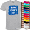 T-SHIRT PERSONALIZZATA HAPPY FATHER'S DAY UOMO COLORI