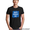 T-SHIRT PERSONALIZZATA HAPPY FATHER'S DAY UOMO