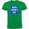 T-SHIRT PERSONALIZZATA HAPPY FATHER'S DAY UOMO COLORE VERDE