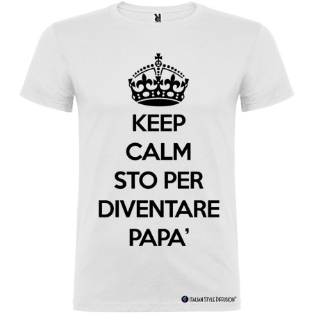 T-shirt Keep Calm Sto per Diventare Papà