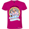 T-SHIRT PRIMA FESTA DEL PAPÀ UOMO STAMPA PERSONALIZZATA COLORE ROSA FUCSIA