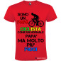 Maglietta Personalizzata Uomo Papà Ciclista