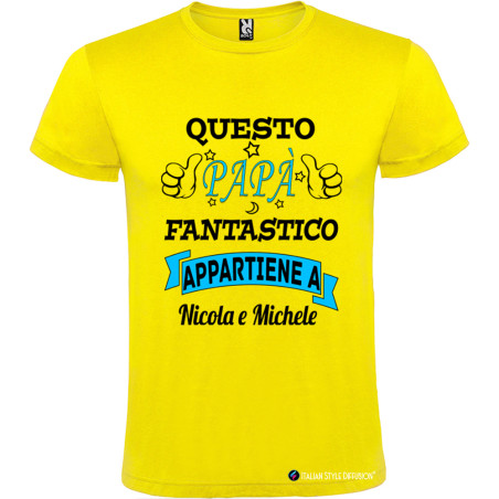 T-shirt Questo Papà Fantastico Appartiene a Me