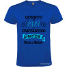 T-SHIRT QUESTO PAPÀ FANTASTICO APPARTIENE A ME COLORE BLU ROYAL