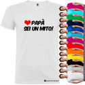 T-SHIRT PERSONALIZZATA PAPÀ SEI UN MITO