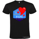 T-SHIRT SEI IL MIGLIOR PAPÀ DI SEMPRE STAMPA PERSONALIZZATA COLORE NERO