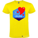T-SHIRT SEI IL MIGLIOR PAPÀ DI SEMPRE STAMPA PERSONALIZZATA COLORE GIALLO