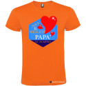 T-SHIRT SEI IL MIGLIOR PAPÀ DI SEMPRE STAMPA PERSONALIZZATA COLORE ARANCIO