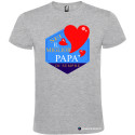 T-SHIRT SEI IL MIGLIOR PAPÀ DI SEMPRE STAMPA PERSONALIZZATA COLORE GRIGIO