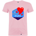 T-SHIRT SEI IL MIGLIOR PAPÀ DI SEMPRE STAMPA PERSONALIZZATA COLORE ROSA