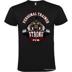 T-shirt personalizzata personal trainer Italian Style Diffusion ® colore nero