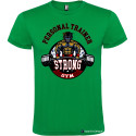T-shirt personalizzata personal trainer Italian Style Diffusion ® colore verde