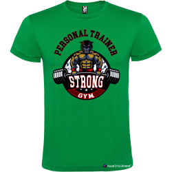T-shirt personalizzata personal trainer Italian Style Diffusion ® colore verde