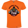 T-shirt personalizzata personal trainer Italian Style Diffusion ® colore arancio