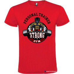 T-shirt personalizzata personal trainer Italian Style Diffusion ® colore rosso
