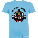 T-shirt personalizzata personal trainer Italian Style Diffusion ® colore azzurro