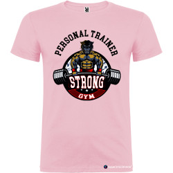 T-shirt personalizzata personal trainer Italian Style Diffusion ® colore rosa