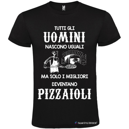 T-shirt Pizzaiolo Divertente | Solo i Migliori Diventano Pizzaioli