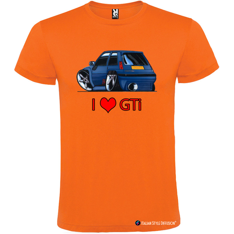 T-shirt Personalizzata Auto Renault 5 GTI Love