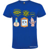 T-shirt personalizzata specchio e 7 anni di sfiga colore blu royal