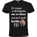 T-shirt personalizzata me se è rosè bevilo tè Italian Style Diffusion® colore nero