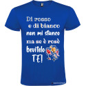 T-shirt personalizzata me se è rosè bevilo tè Italian Style Diffusion® colore blu royal