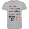T-shirt personalizzata me se è rosè bevilo tè Italian Style Diffusion® colore grigio