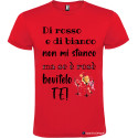 T-shirt personalizzata me se è rosè bevilo tè Italian Style Diffusion® colore rosso