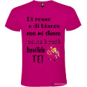 T-shirt personalizzata me se è rosè bevilo tè Italian Style Diffusion® colore rosa fucsia