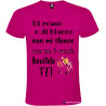 T-shirt personalizzata me se è rosè bevilo tè Italian Style Diffusion® colore rosa fucsia