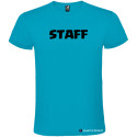 T-SHIRT PERSONALIZZATA PER BAR RISTORANTI EVENTI STAFF COLORE TURCHESE